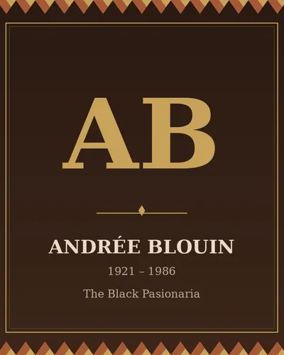 Portrait of Andrée Blouin, Central African Republic