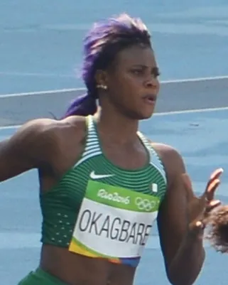 Portrait of Blessing Okagbare, Nigeria