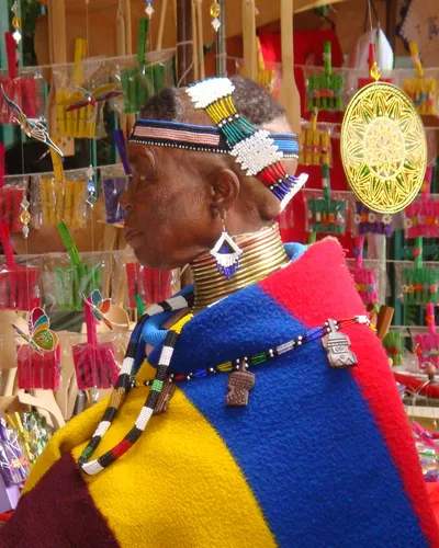Portrait of Esther Mahlangu, South Africa