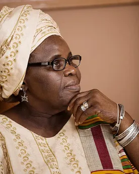 Portrait of Ama Ata Aidoo, Ghana
