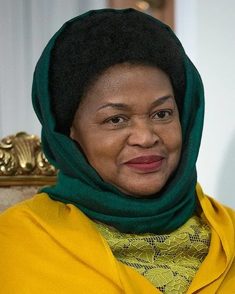 Portrait of Baleka Mbete, South Africa