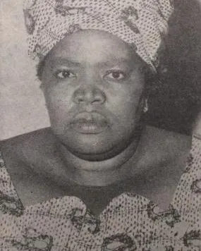 Portrait of Elisabeth Domitien, Central African Republic