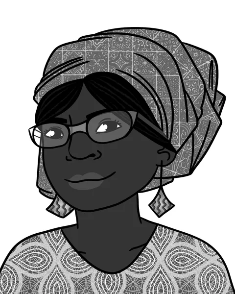 Portrait of Flora Nwapa, Nigeria