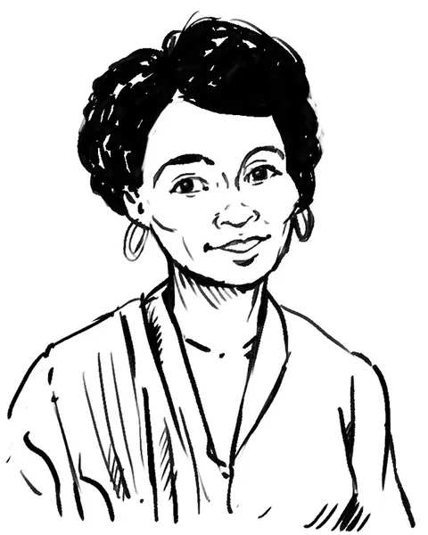 Portrait of Margaret Ekpo, Nigeria