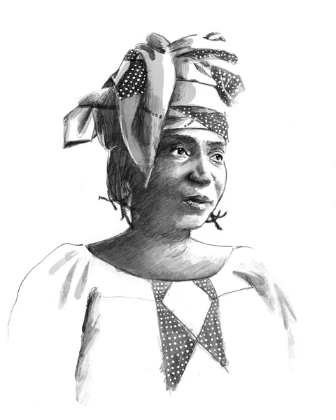 Portrait of Mariama Bâ, Senegal
