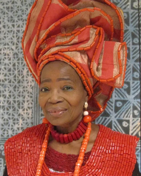 Portrait of Nike Davies-Okundaye, Nigeria