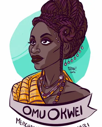 Portrait of Omu Okwei, Nigeria