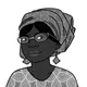 Portrait of Flora Nwapa, Nigeria